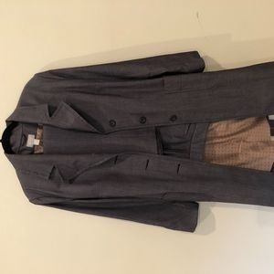 trench coat and pants set